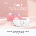 [Apply Code: 6TT31] OGAWA BellaX Slimming & Heating Belt With Vibration Massager (Rose White)*